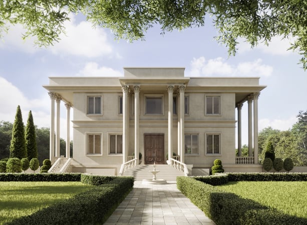 Villa in Germasogeia River - view 1