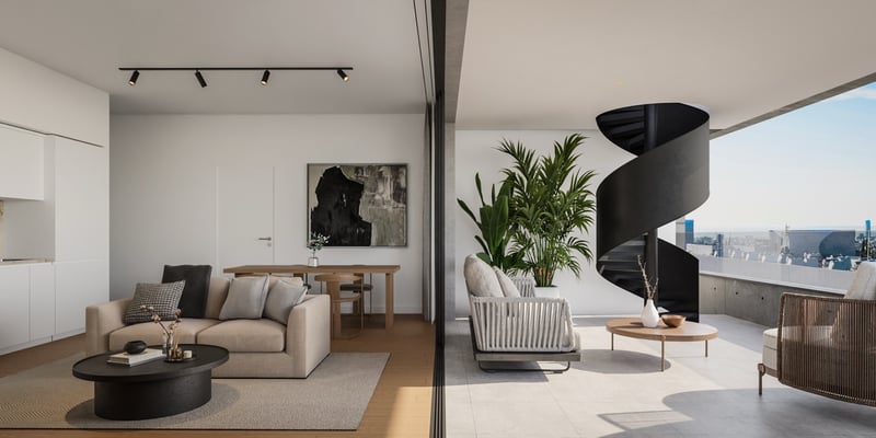 Penthouse in Agios Athanasios - view 1