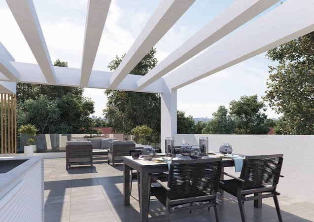 Penthouse in Livadia - view 1