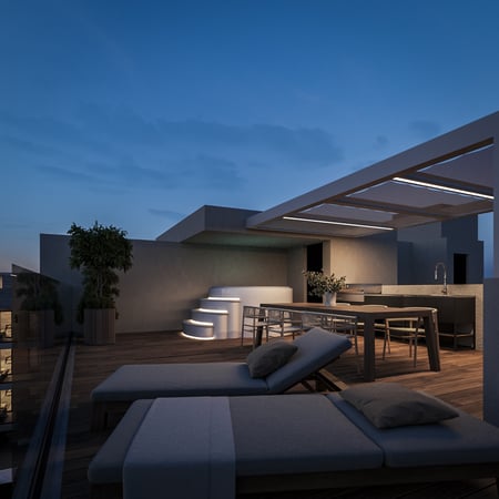 Penthouse in Meneou - view 1