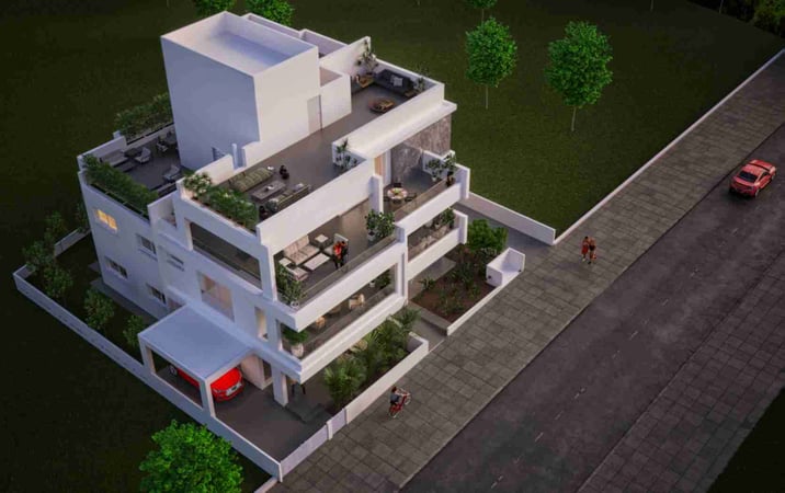 Penthouse in Latsia - view 1