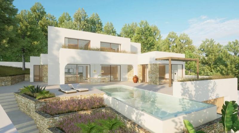 Villa in Moraira - view 1