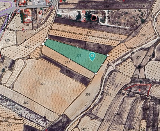 Land in Alguena - view 1