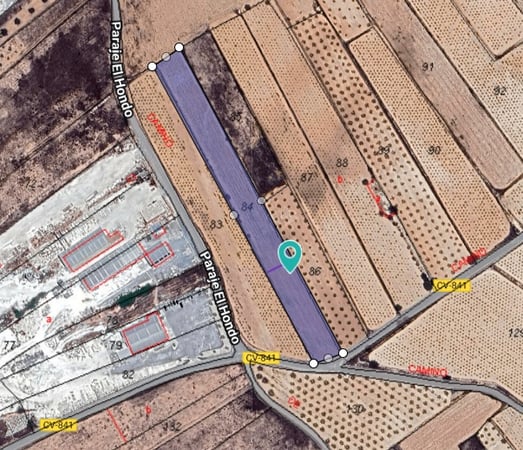 Land in Alguena - view 1