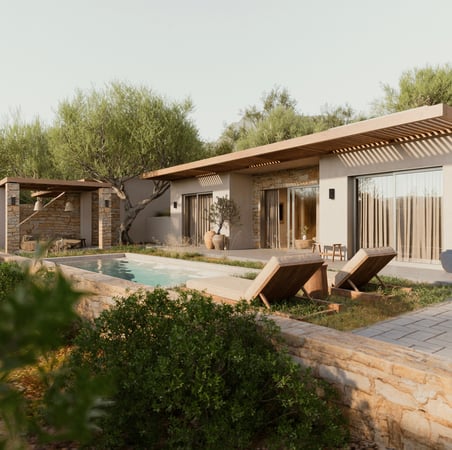 Villa in Dhramia - view 1