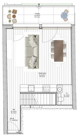 Apartment in Vila Nova de Gaia - view 1