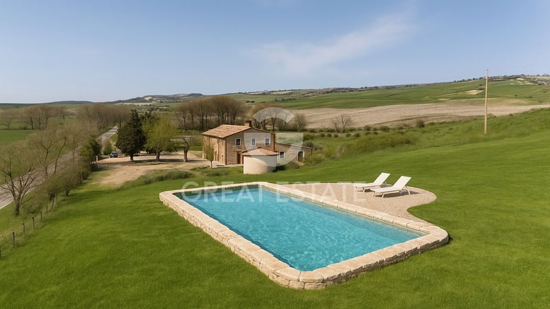 House in Pienza - view 1