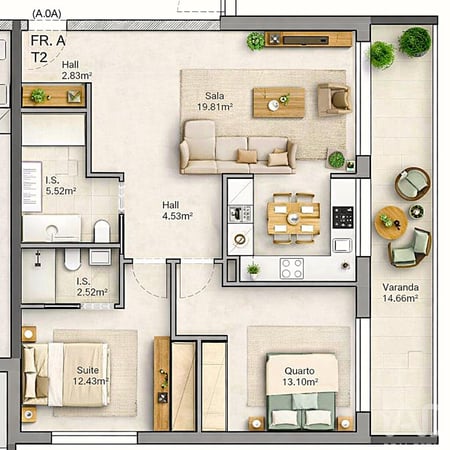 Apartment in Leiria - view 1