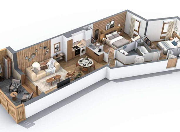 Apartment in Saint-Jean-de-Sixt - view 1