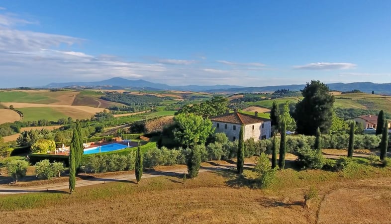 House in Montalcino - view 1