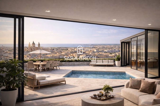 Penthouse in Hal Gharghur - view 1