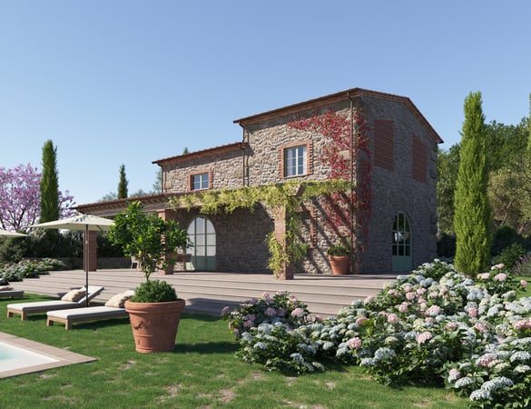 House in Volterra - view 1