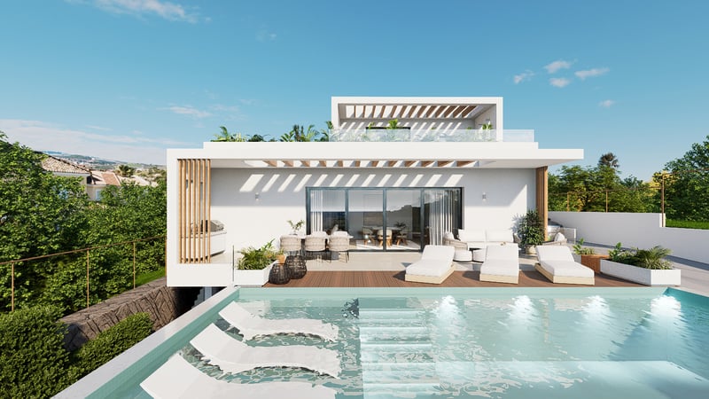 Villa in Casares - view 1