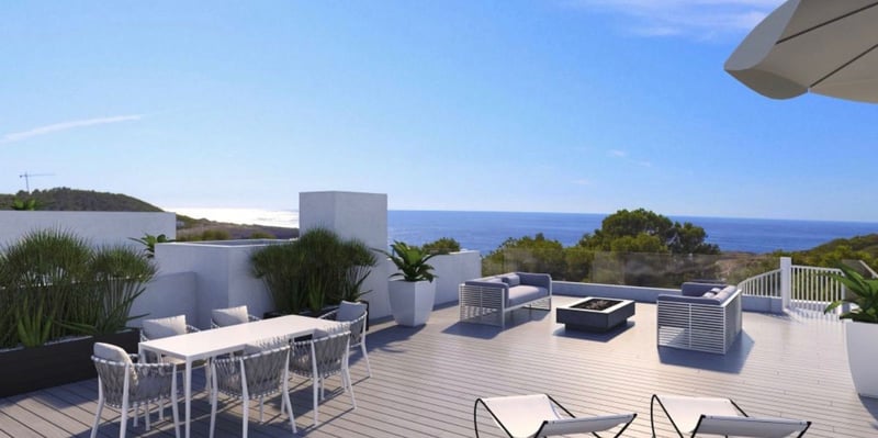 Apartment in Cala de Portinatx - view 1