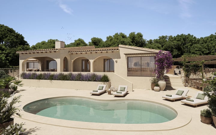 Villa in La Fustera - view 1