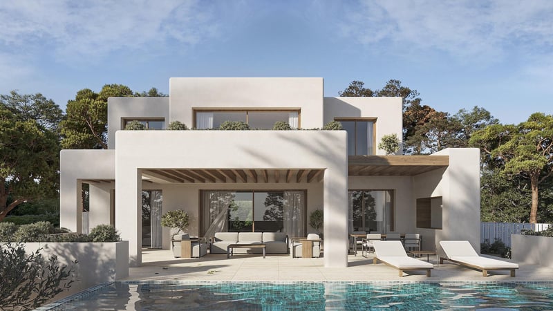 Villa in La Fustera - view 1