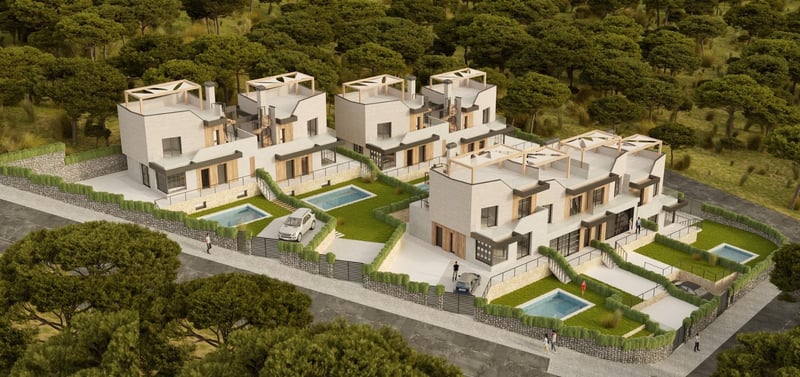 Villa in Polop - view 1