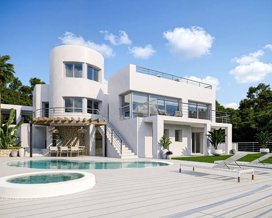Villa in Bernia - view 1