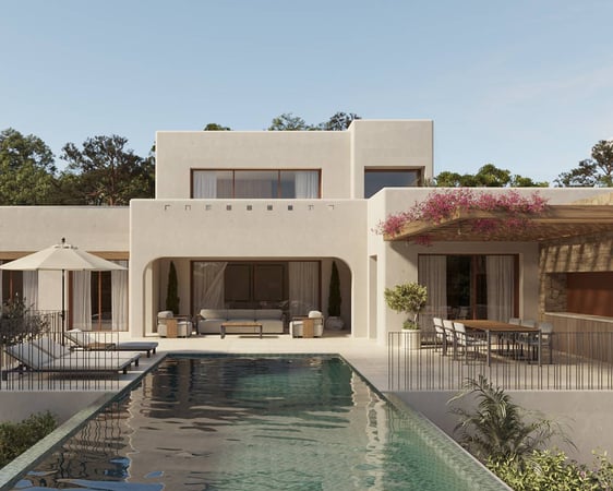 Villa in La Fustera - view 1