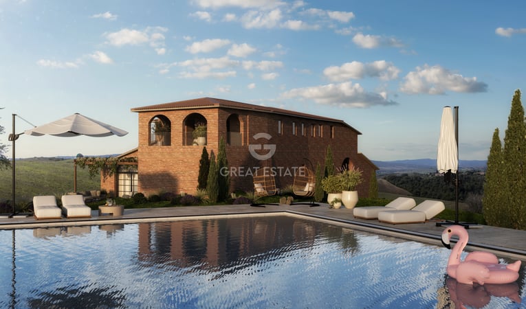 House in Asciano - view 1