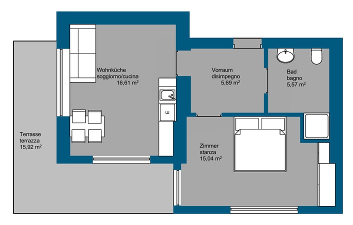 Apartment in Bressanone/Brixen - view 1