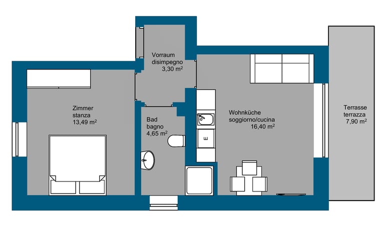 Apartment in Bressanone/Brixen - view 1