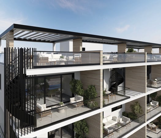 Penthouse in Ypsonas - view 1