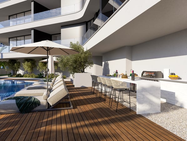 Penthouse in Germasogeia River - view 1