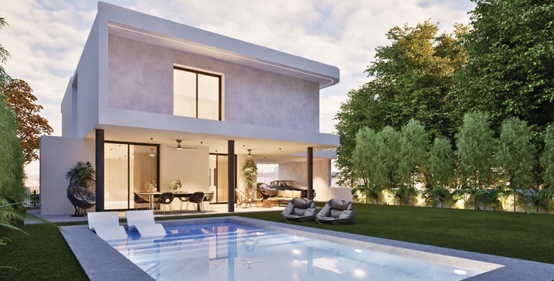 House in Archangelos - view 1