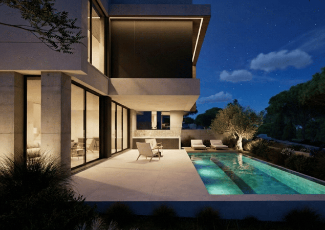 Villa in Agios Tychon - view 1
