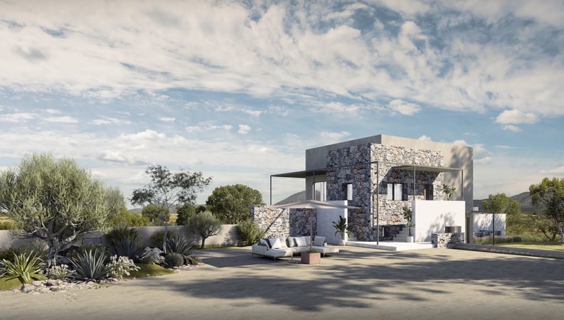 Villa in Vounaria - view 1