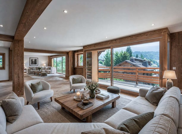 Chalet in Megeve - view 1