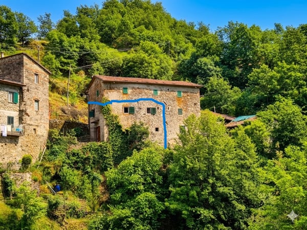 House in Piazza al Serchio - view 1