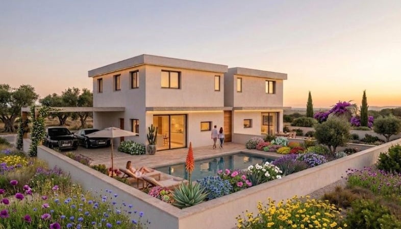 Villa in Perivolia - view 1