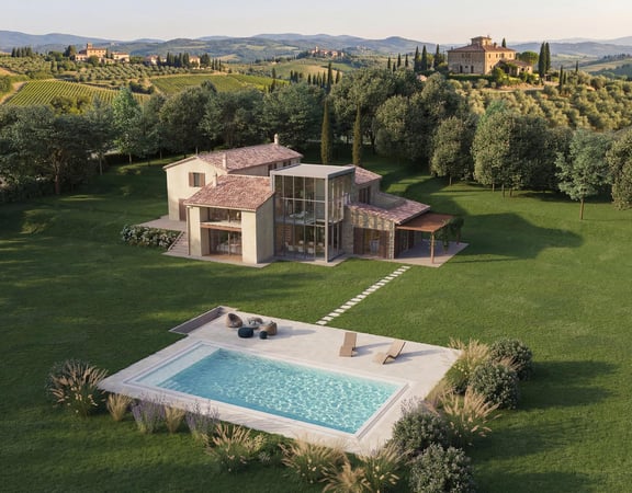 House in Cinigiano - view 1