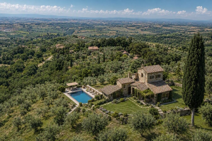 House in Montepulciano - view 1