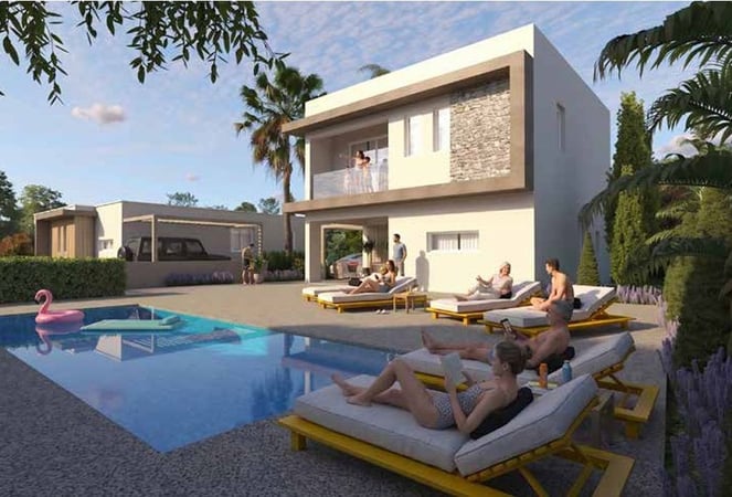Villa in Xylofagou - view 1