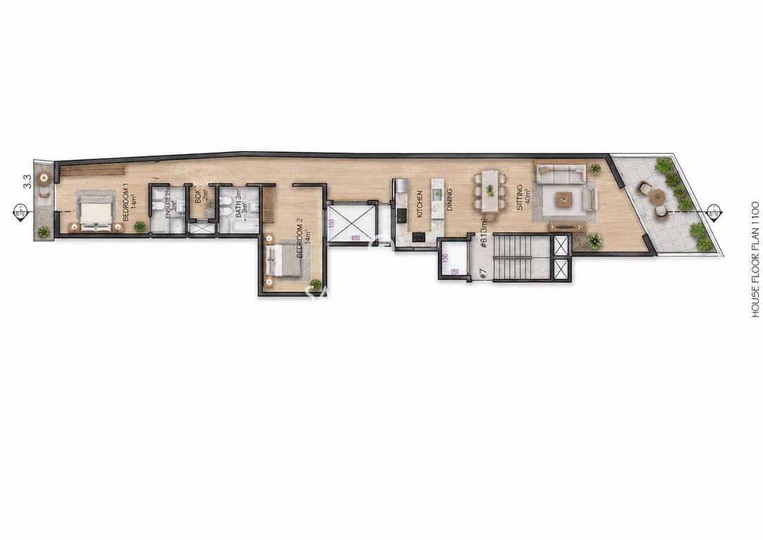 Penthouse in Fontana