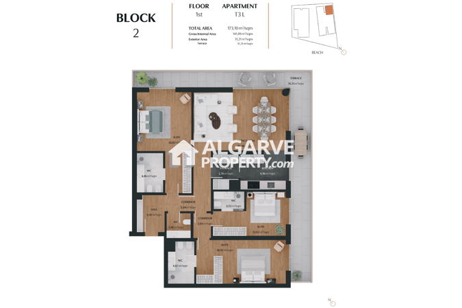 Apartment in Quarteira - view 1