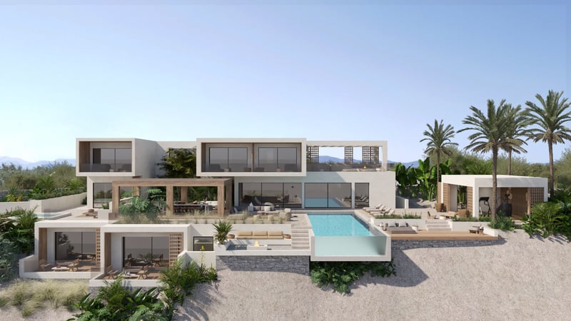 Villa in Platanias - view 1