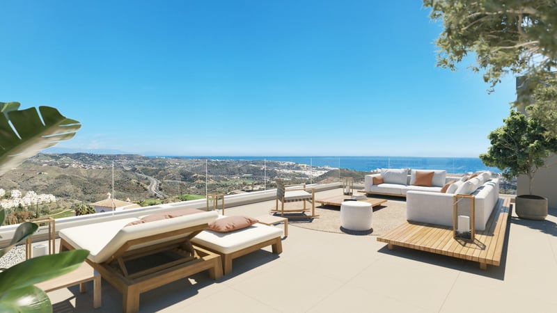 Penthouse in Calla de Mijas - view 1