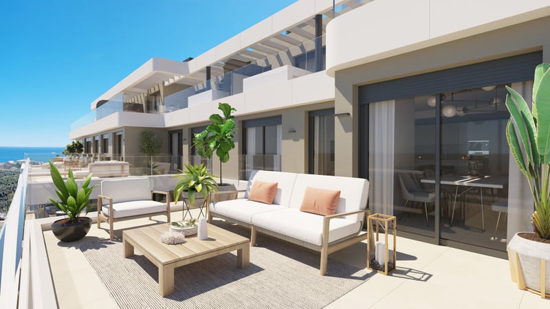 Apartment in Calla de Mijas - view 1
