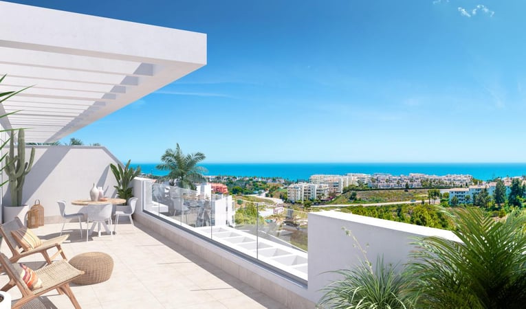 Penthouse in Calla de Mijas - view 1