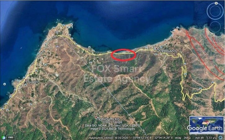 Land in Pachyammos - view 1