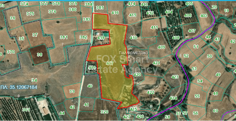 Land in Palaiometocho - view 1