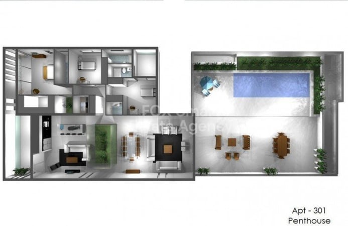 Apartment in Aglantzia - view 1