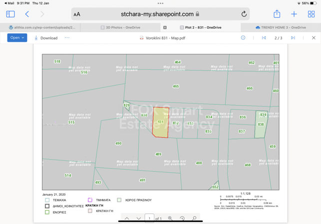Land in Oroklini - view 1