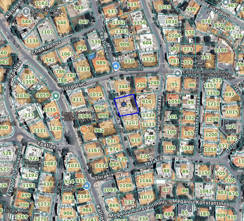 Land in Nicosia Municipality