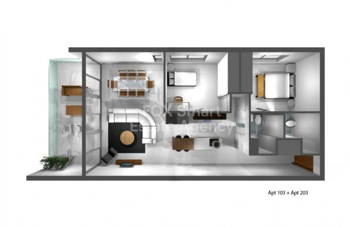 Apartment in Aglantzia - view 1