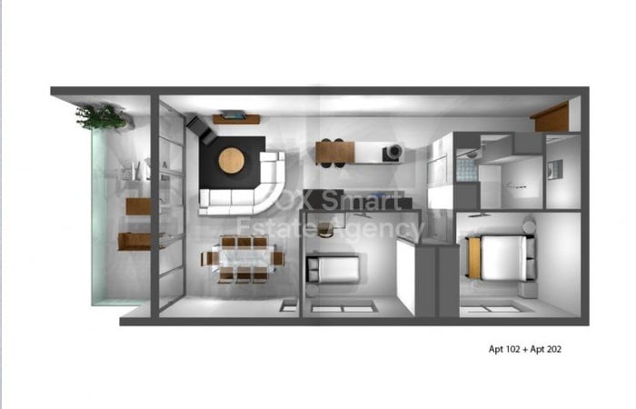 Apartment in Aglantzia - view 1